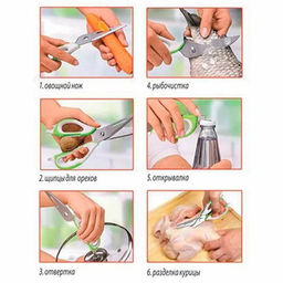 Ножницы кухонные многофункциональные KS-128 22.8см арт.920103 - Mallony фото 2