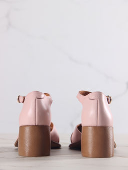 Босоножки 5032.23663be.Розовый +коричневый