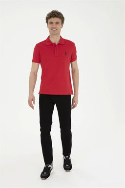 Мужская красная базовая футболка Неожиданная скидка в корзине - U.s. polo assn фото 4