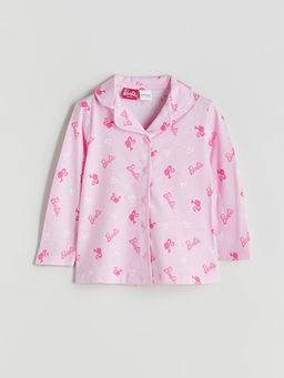 Barbie Bask?l? K?z ?ocuk Pijama ?st