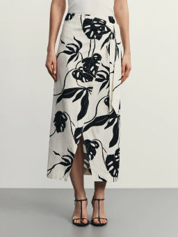 Юбка миди на запах / Zarina  фото 2