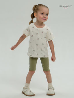 Костюм Актив бордовые тюльпанчики-оливка - Sovalina фото 18