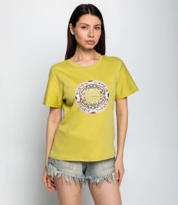 Футболка #КТ92139, фисташковый
