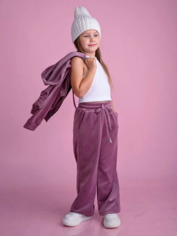 КД1249-М Костюм велюровый ЦВЕТ: СИРЕНЬ