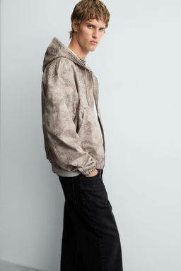 WASHED HOODED JACKET - Zara фото 6