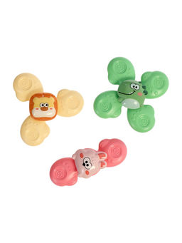 Игрушки для ванной, спиннеры на присосках, 3 шт. в наборе, зверушки
