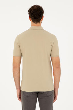 U. S. Polo Assn / Мужская футболка светло-хаки - U.s. polo assn фото 12
