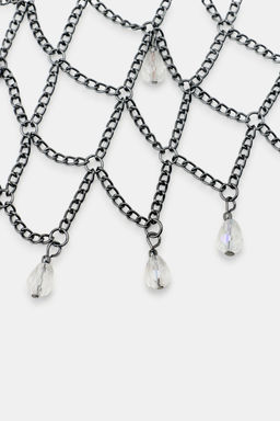 CASQUETE CADENA ABALORIOS / Plata - Zara фото 5
