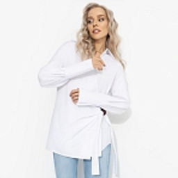 Рубашка на запах из хлопка, Переиграла всех - Charutti фото 11