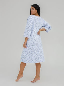 Сорочка ночная арт. С-1 Голубая - Милана фото 3