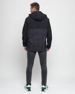 Куртка-анорак спортивная мужская темно-серого цвета 88629TC - Wonderrman фото 6