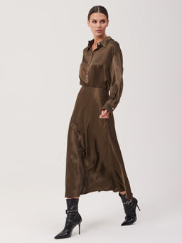 Юбка женская 1231138001 d.khaki - Eleganzza фото 10