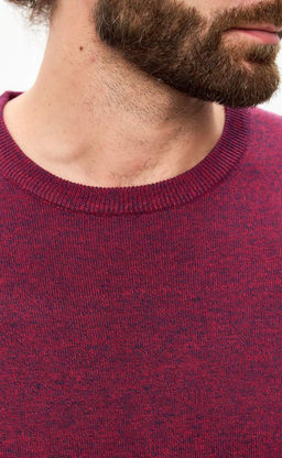 Джемпер F121-15-812 bordo melange - Fine joyce фото 2