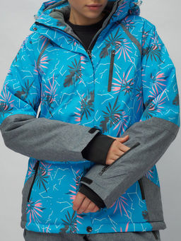 Горнолыжный костюм женский синего цвета 02216S - Chunmai фото 12