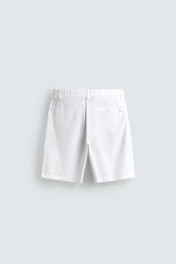BERMUDA REGULAR FIT ESTRUCTURA / Blanco - Zara фото 8