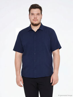 Regular Fit K?sa Kollu Erkek G?mlek