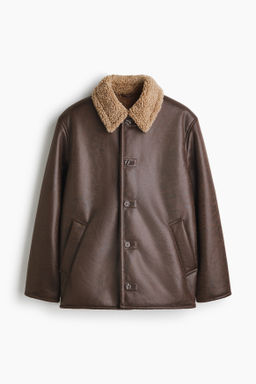 Chaqueta en tejido revestido
