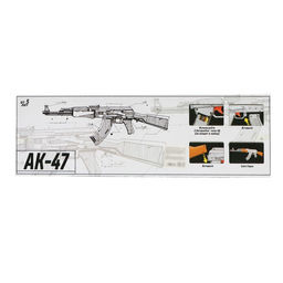 Автомат игрушечный АК-47, световые и звуковые эффекты, музыкальный - Woow toys фото 8