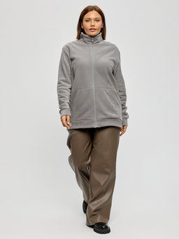 Толстовка женская из флиса Скарлет светло-серый - Амадэль фото 5