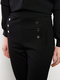 Kad?n Dar Fit D?z Pantolon