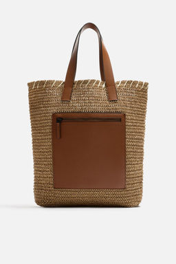 WOVEN SHOPPER BAG - Zara фото 4