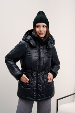 Куртка женская зимняя "Лео" черный