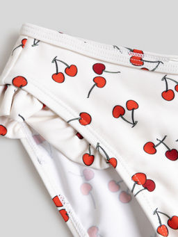 ACOOLA / Плавки купальные детские для девочек Hinaki белый принт  фото 3