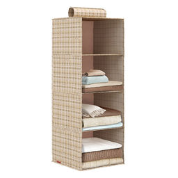 VAL LB-HS4 Кофр подвесной для хранения, 4 секции, 30*30*84 см, LONDON BEIGE, шт