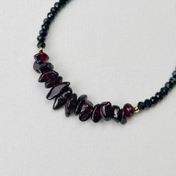 Браслет из Шпинели и Граната 16,5 см +