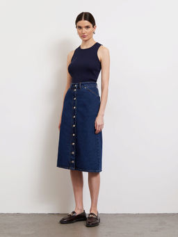 Юбка а-силуэта S975/fudo - Emka фото 3