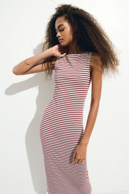 Vestido midi en punto de canal? - H&m фото 5