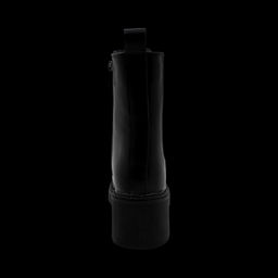 Ботинки из натуральной кожи на меху РМ-090-1 черные