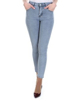 8029 BLUE Джинсы женские ADORNSKY (65% хлопок, 35% полиэстер)