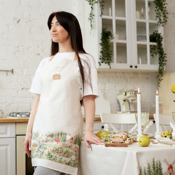 Фартук Этель Кроличья ферма 60х70см, 100% хл, саржа 190 г/м2  фото 2