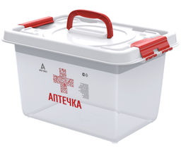 Контейнер универсальный 10л Аптечка с вкладышем, арт. АП 409