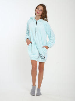 Халат "Лапки" бирюза