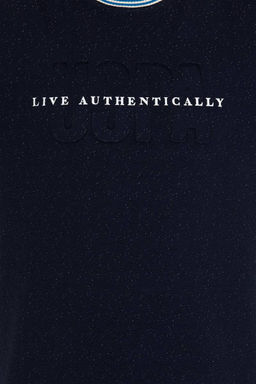 Мужская темно-синяя толстовка с круглым вырезом - U.s. polo assn фото 12