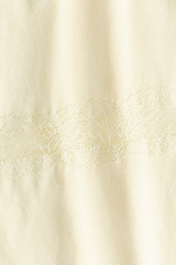 Camiseta con ribete de encaje - H&m фото 6