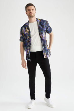 Супероблегающие джинсовые брюки с нормальной талией и очень узкими штанинами - Defacto фото 5