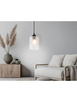 Светильник подвесной TR3409, 1хE27, 60 Вт, 100×12 см, чёрный