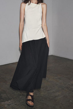 ZW COLLECTION COMBINED HALTER DRESS - Zara фото 5