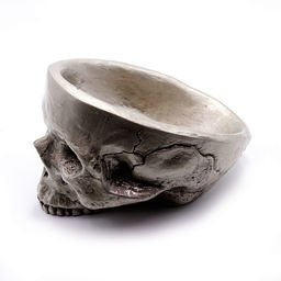 Пепельница Череп символизирует защиту от внезапной смерти d-12см L-17см ХРУПКОЕ - Сандаловый дом фото 2