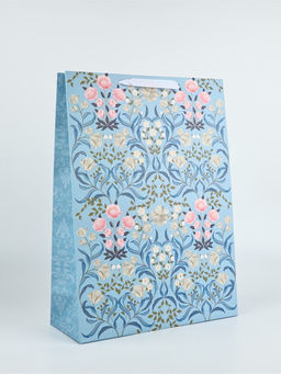 Пакет ламинированный Цветы, глиттер, 32.5?12.5?44.5 см