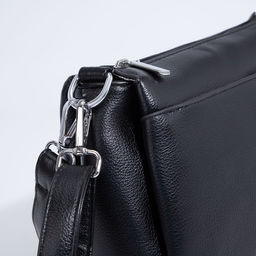 Сумка кросс-боди на молнии, цвет чёрный - Simaland фото 4