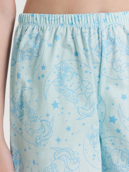 Комплект домашний для девочек голубой с единорогами - Mark formelle фото 8