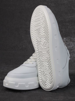 05-PDXL102-1 WHITE Кроссовки женские (натуральная кожа)