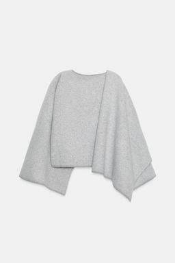 100% WOOL COAT WITH SCARF - Zara фото 6