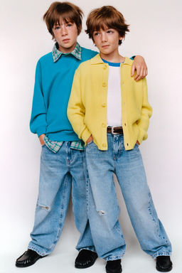 JEANS BALLOON ROTOS / Azul - Zara фото 5