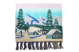 Гобелен (100*80см) сотав: джут, хлопок № Гб 131 - Ганг фото 2