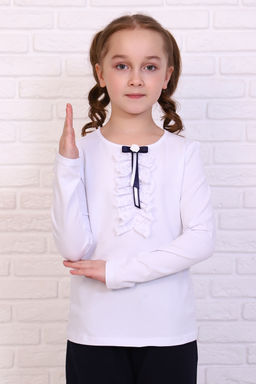 Лира блузка длинный рукав детская